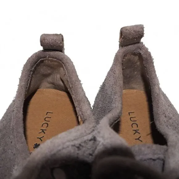 Lucky Brand‎ Lawove Suede Casual Sneakers Grey Women's 7 - Picture 11 of 11